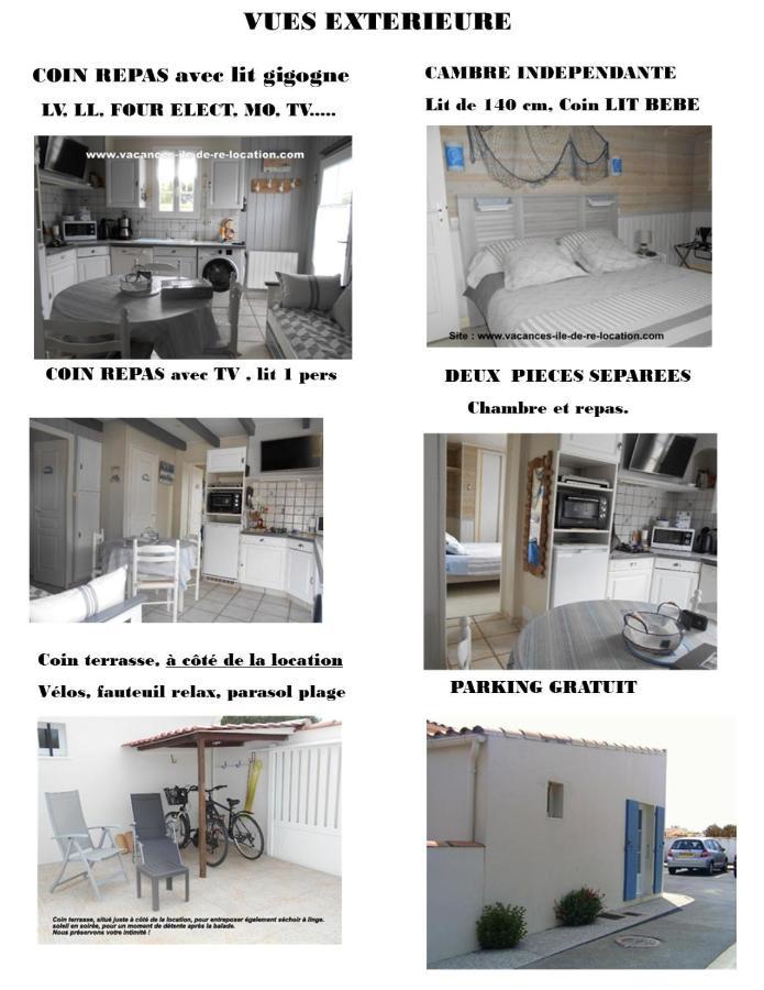 La Danae Ile De Re, Velos, Wifi, Cuisine, Linge, Parking Gratuit *